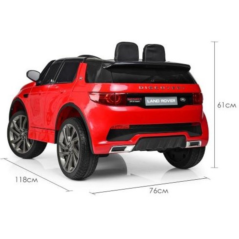 Дитячий електромобіль Land Rover M 3908 EBLR-3 червоний