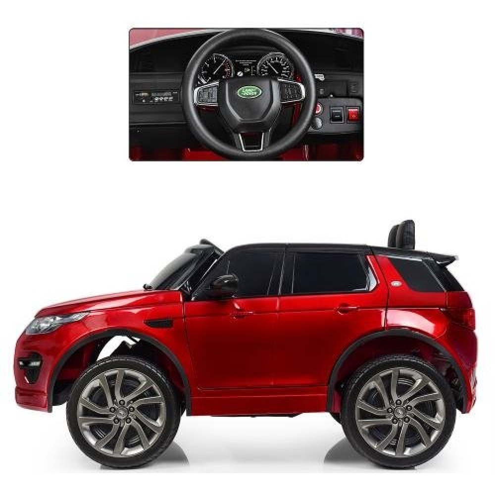 Дитячий електромобіль Land Rover M 3908 EBLRS-3 червоний