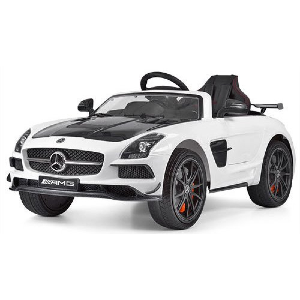 Дитячий електромобіль Mercedes M 2760 EBLR-1-2 білий-карбон