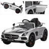 Дитячий електромобіль Mercedes M 2760 EBLRS-11-2 сріблястий-карбон
