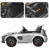 Дитячий електромобіль Mercedes M 2760 EBLRS-11-2 сріблястий-карбон