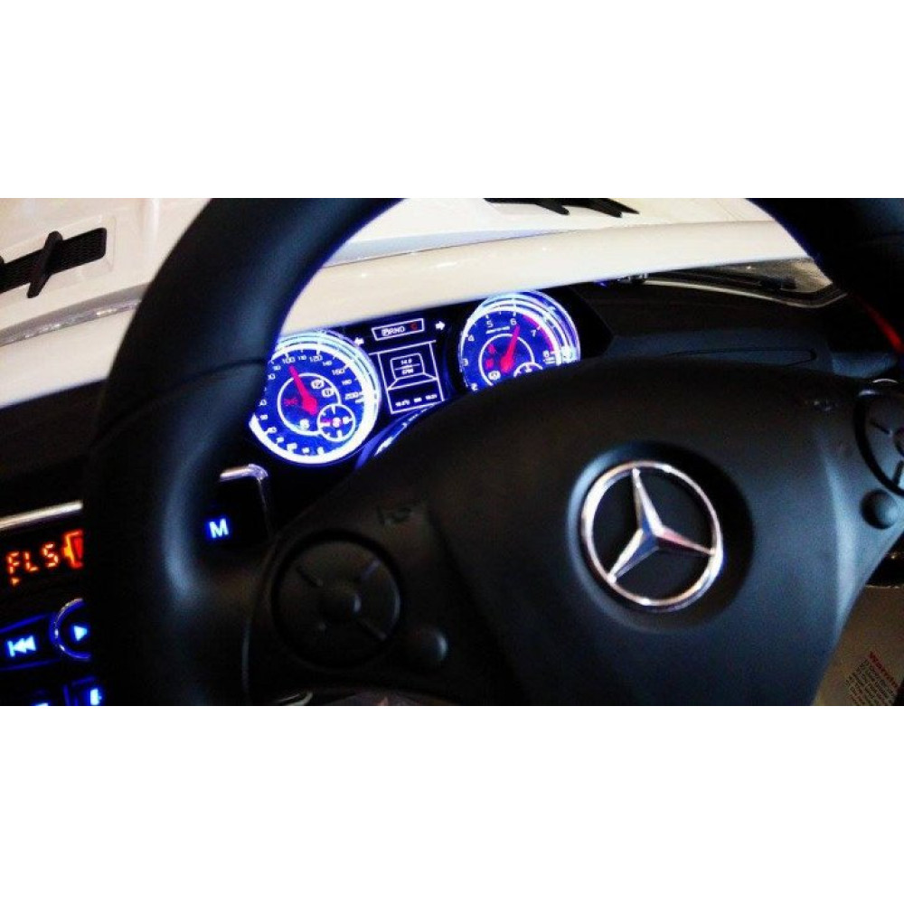 Дитячий електромобіль Mercedes M 2760 EBLRS-11-2 сріблястий-карбон