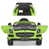 Дитячий електромобіль Mercedes M 2760 EBLR-5-2 зелений-карбон