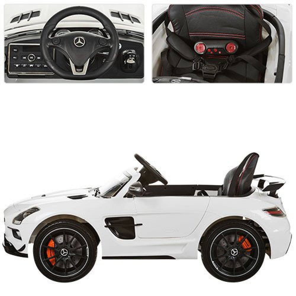 Дитячий електромобіль Mercedes M 2760 EBRL-1 білий