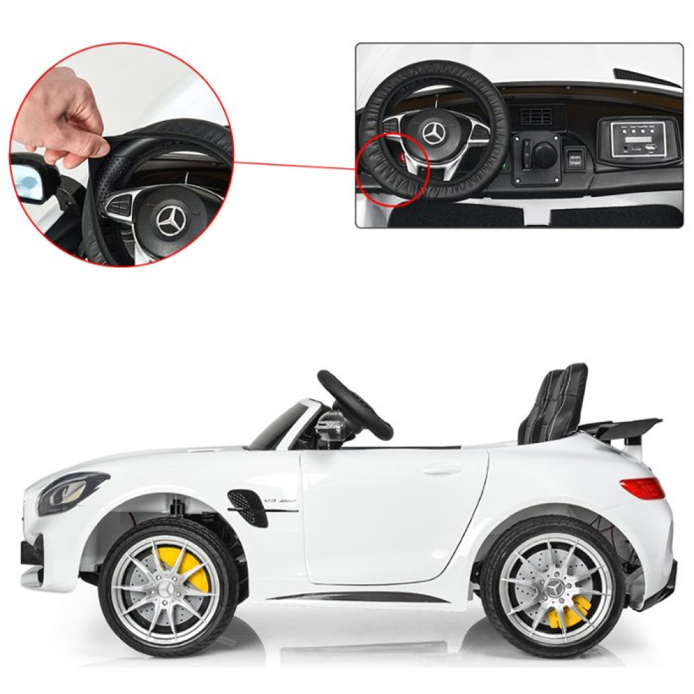 Дитячий електромобіль Mercedes M 3905 EBLR-1 білий Дитячий електромобіль Mercedes M 3905 EBLR-1 білий