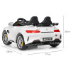 Дитячий електромобіль Mercedes M 3905 EBLR-1 білий