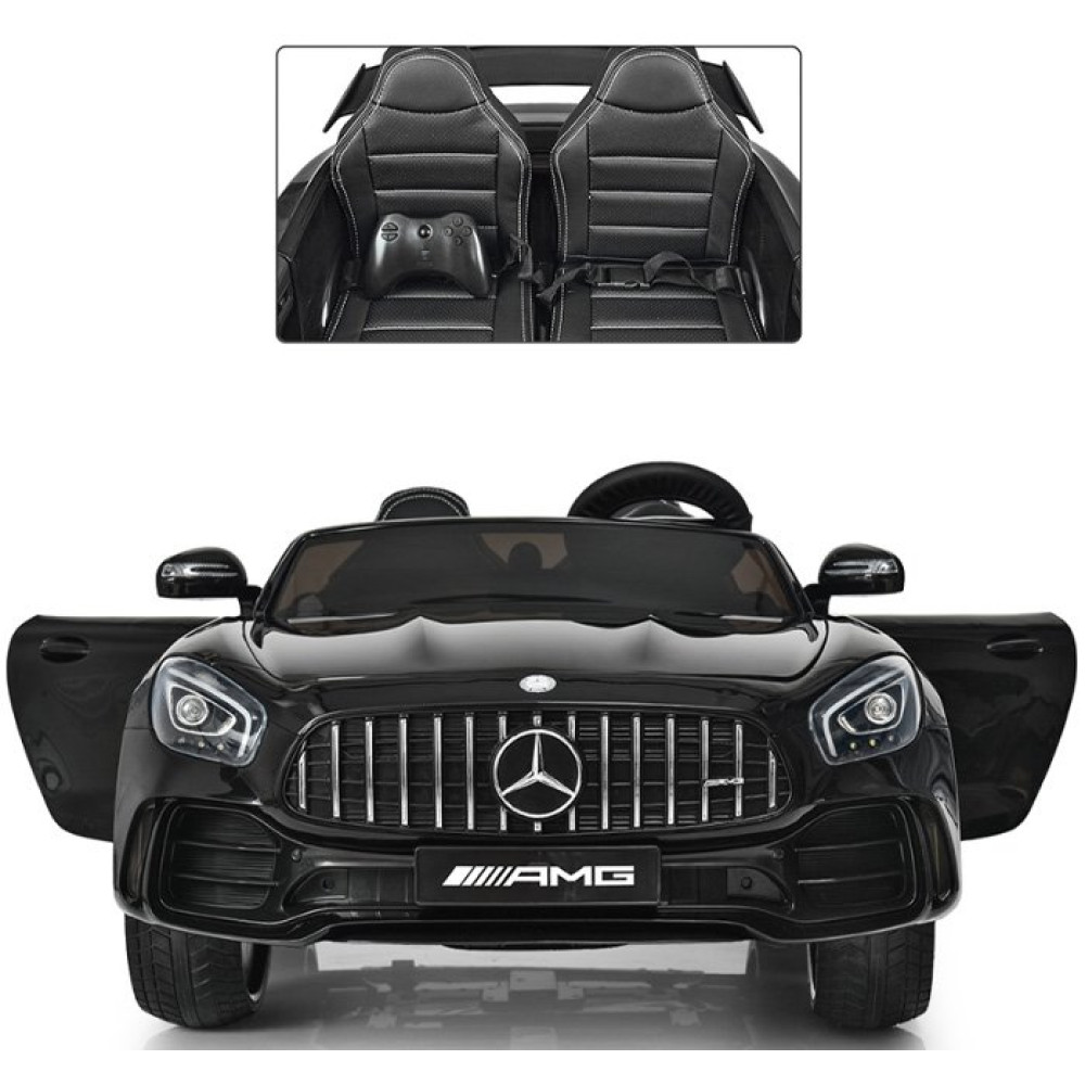 Дитячий електромобіль Mercedes M 3905 EBLR-2 чорний Дитячий електромобіль Mercedes M 3905 EBLR-2 чорний