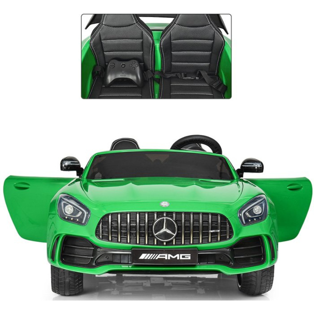 Дитячий електромобіль Mercedes M 3905 EBLR-5 зелений Дитячий електромобіль Mercedes M 3905 EBLR-5 зелений