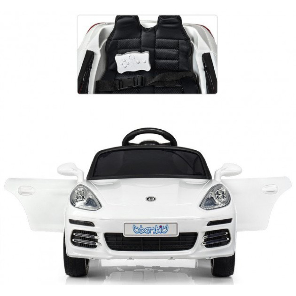Дитячий електромобіль Porsche M 3446 EBLR-1 Білий