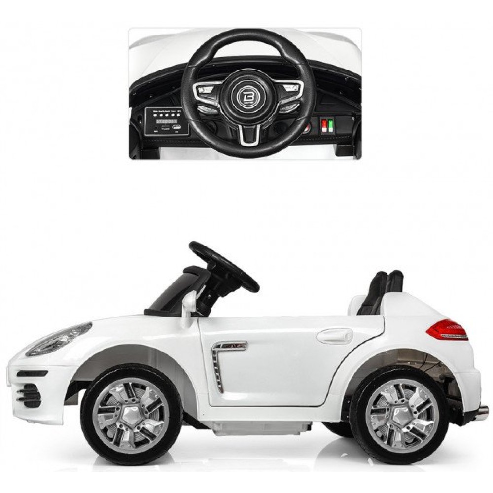Дитячий електромобіль Porsche M 3446 EBLR-1 Білий