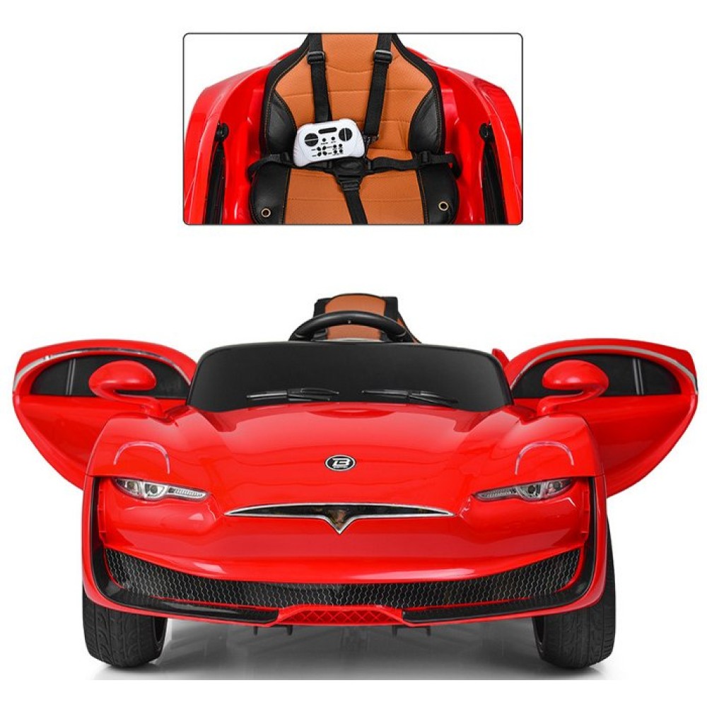 Дитячий електромобіль Tesla M 3964 EBLR-3 червоний