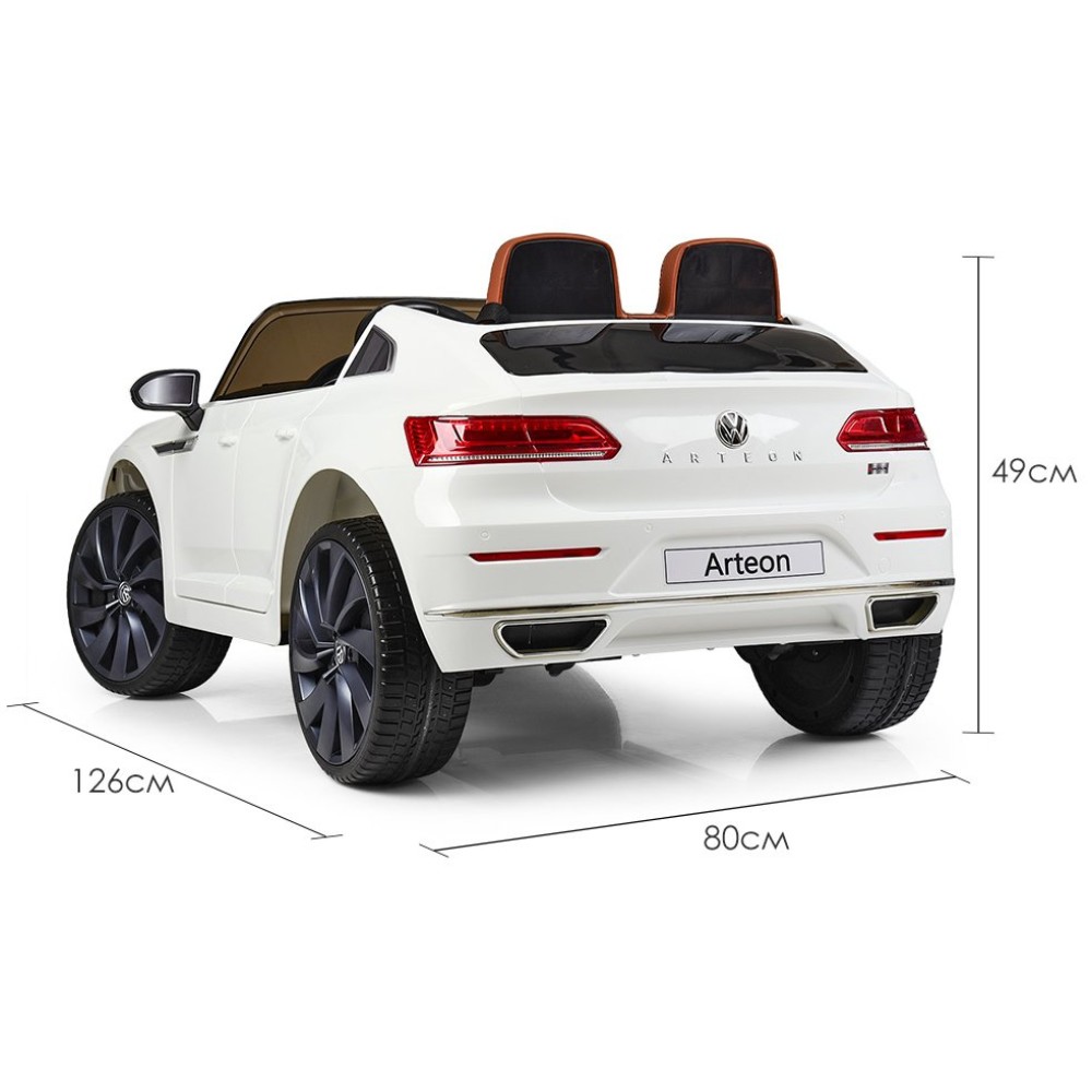 Дитячий електромобіль Volkswagen Arteon M 3993 EBLR-1 білий