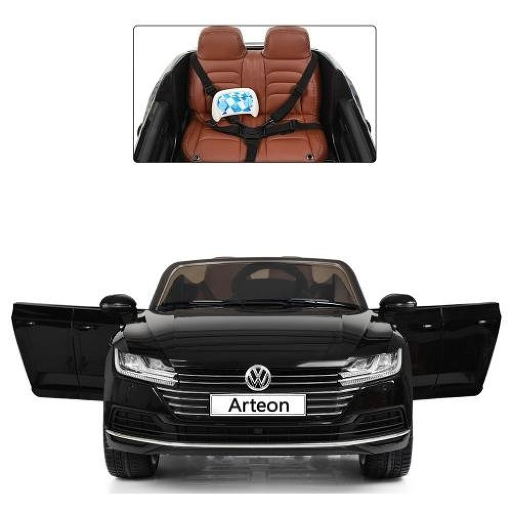 Дитячий електромобіль Volkswagen Arteon M 3993 EBLR-2 чорний Дитячий електромобіль Volkswagen Arteon M 3993 EBLR-2 чорний