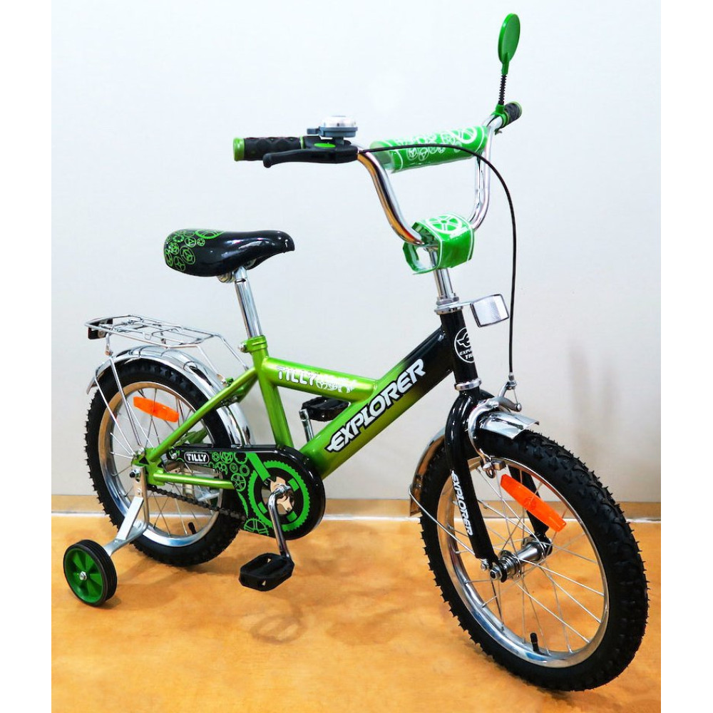 Велосипед двоколісний Explorer 16 д. T-21619 Green Black