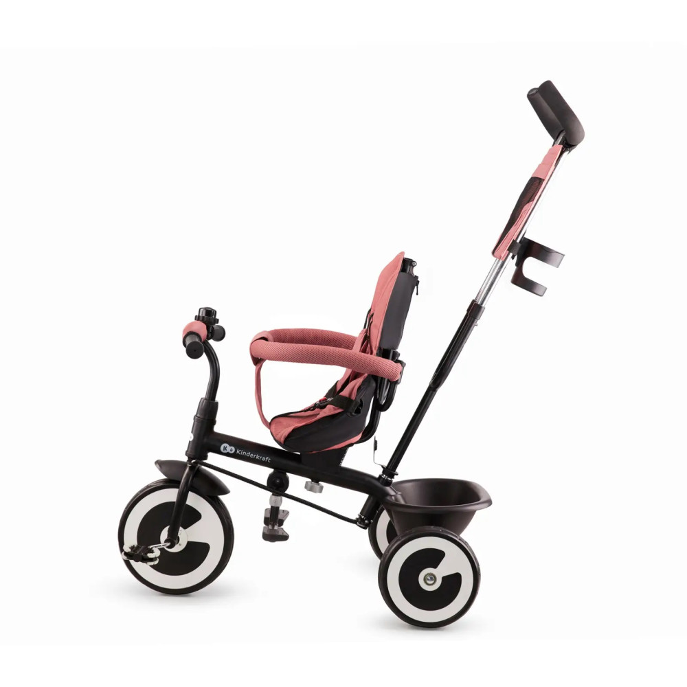 Kinderkraft Aston - триколісний велосипед (від 9 місяців до 5 років), легкий, компактний, з можливістю реверсивного руху • Rose Pink (KRASTO00PNK0000) Kinderkraft Aston - триколісний велосипед (від 9 місяців до 5 років), легкий, компактний, з можливістю реверсивного руху • Rose Pink (KRASTO00PNK0000)