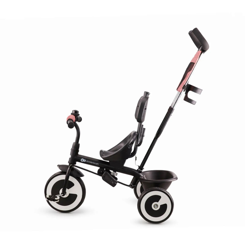Kinderkraft Aston - триколісний велосипед (від 9 місяців до 5 років), легкий, компактний, з можливістю реверсивного руху • Rose Pink (KRASTO00PNK0000) Kinderkraft Aston - триколісний велосипед (від 9 місяців до 5 років), легкий, компактний, з можливістю реверсивного руху • Rose Pink (KRASTO00PNK0000)