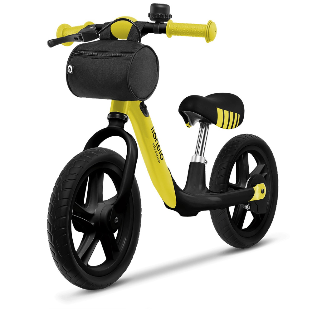 Двухколесный детский беговел Lionelo Arie Yellow lemon