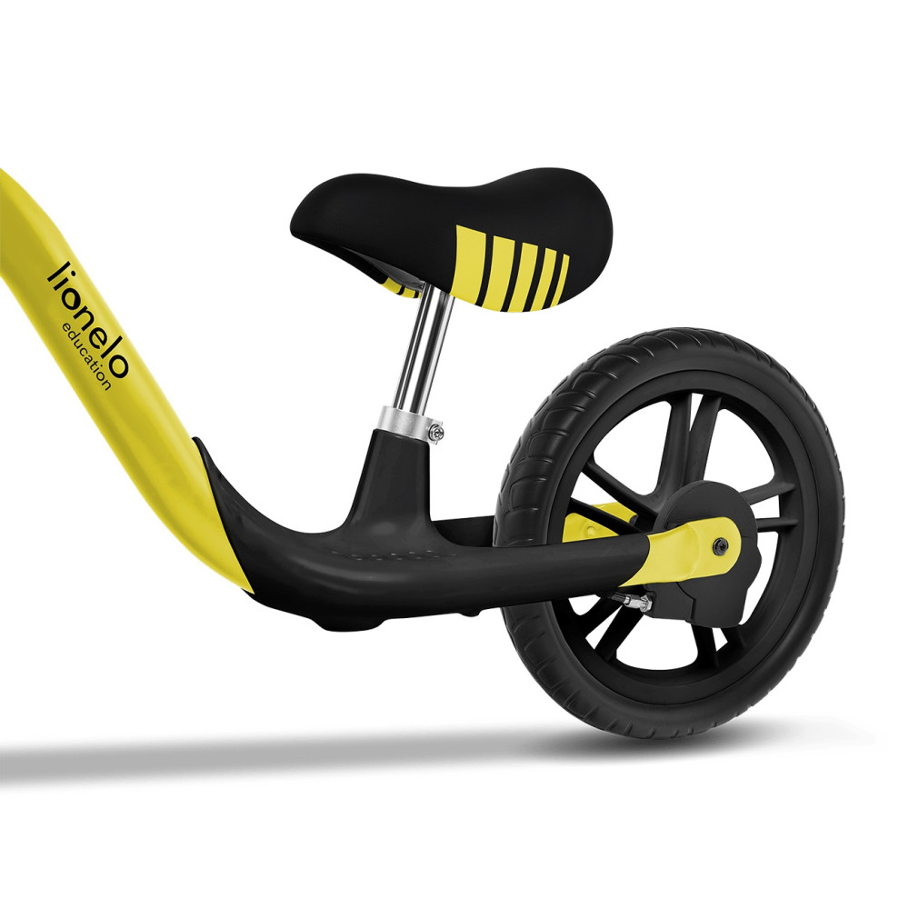 Двухколесный детский беговел Lionelo Arie Yellow lemon
