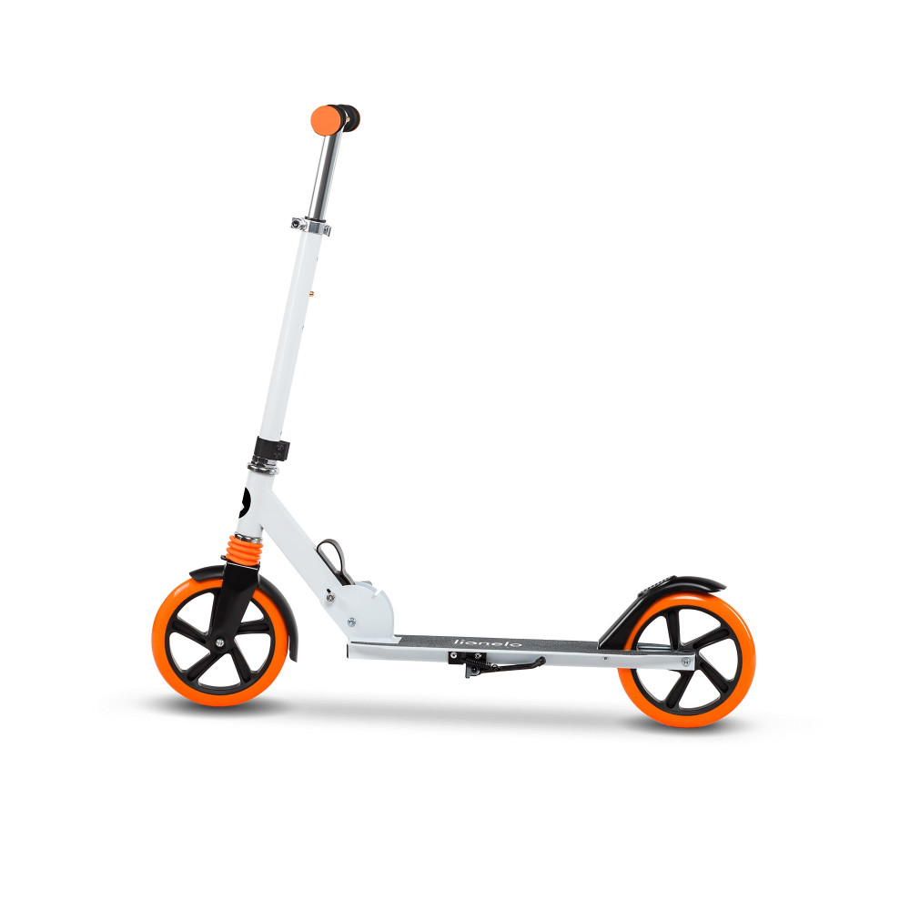 Двухколесный детский самокат Lionelo Luca White Orange