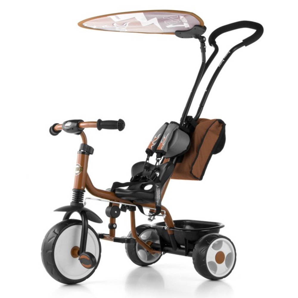 Велосипед триколісний Milly Mally Bobi Deluxe Brown