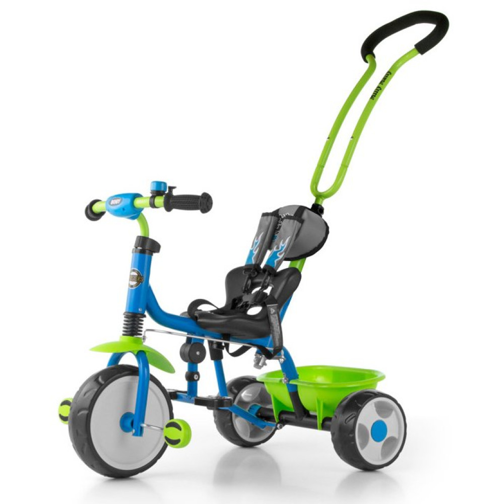 Велосипед триколісний Milly Mally Bobi Blue-Green
