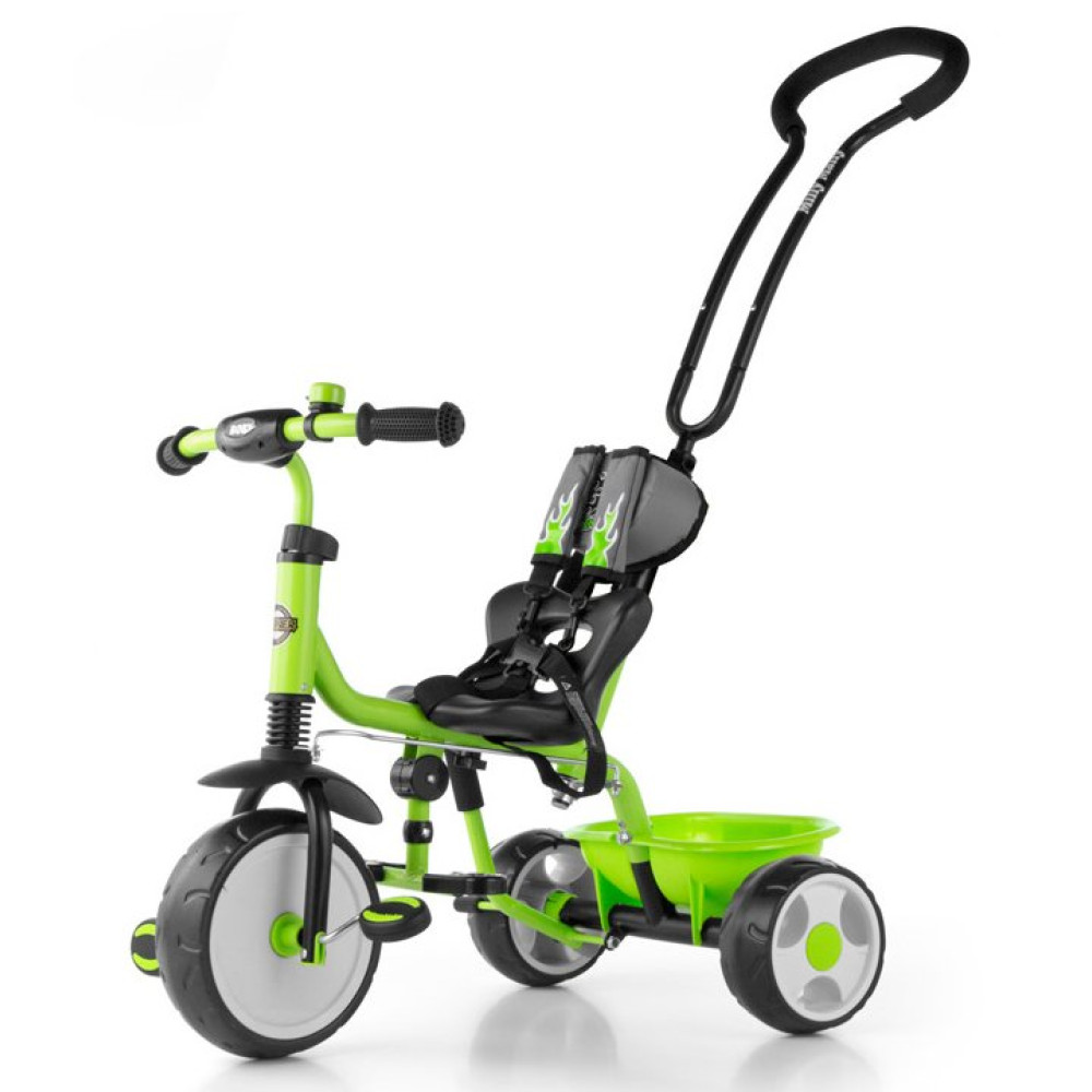 Велосипед триколісний Milly Mally Bobi Green