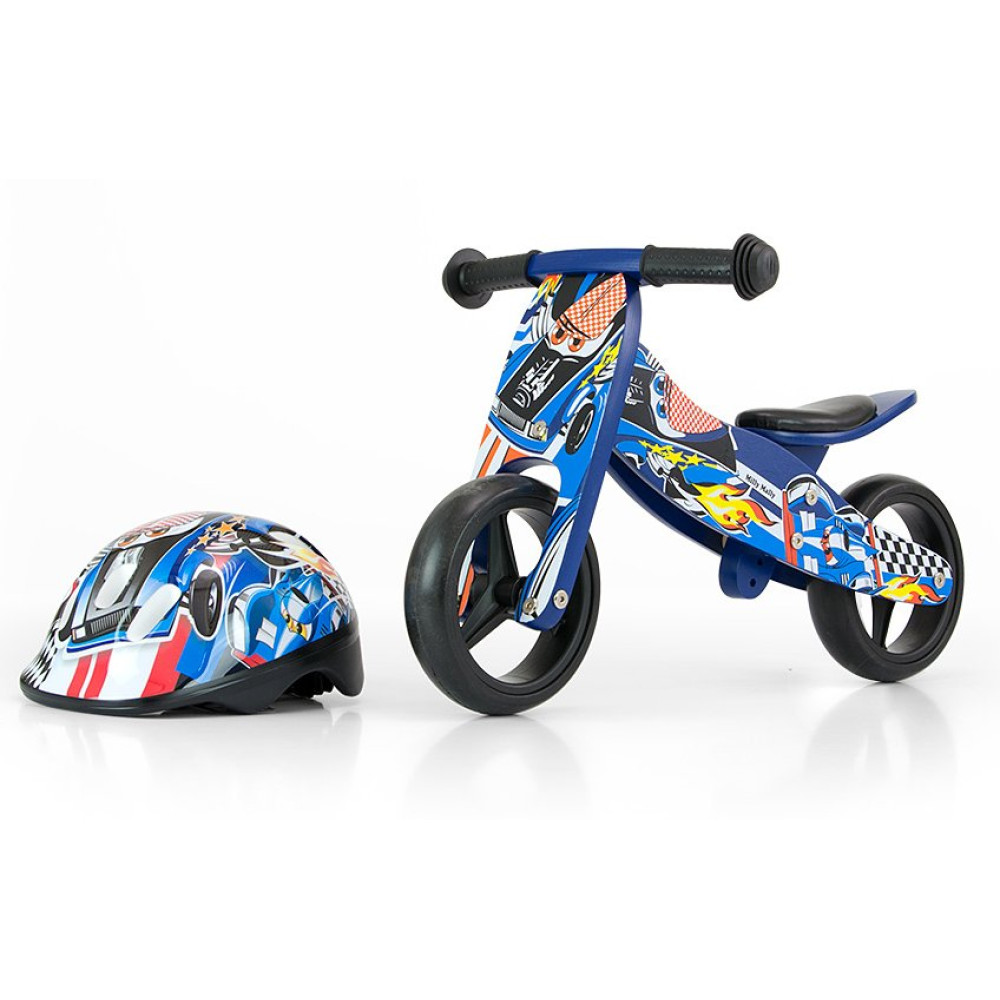 Беговел 2 в 1 Milly Mally Jake Blue Cars