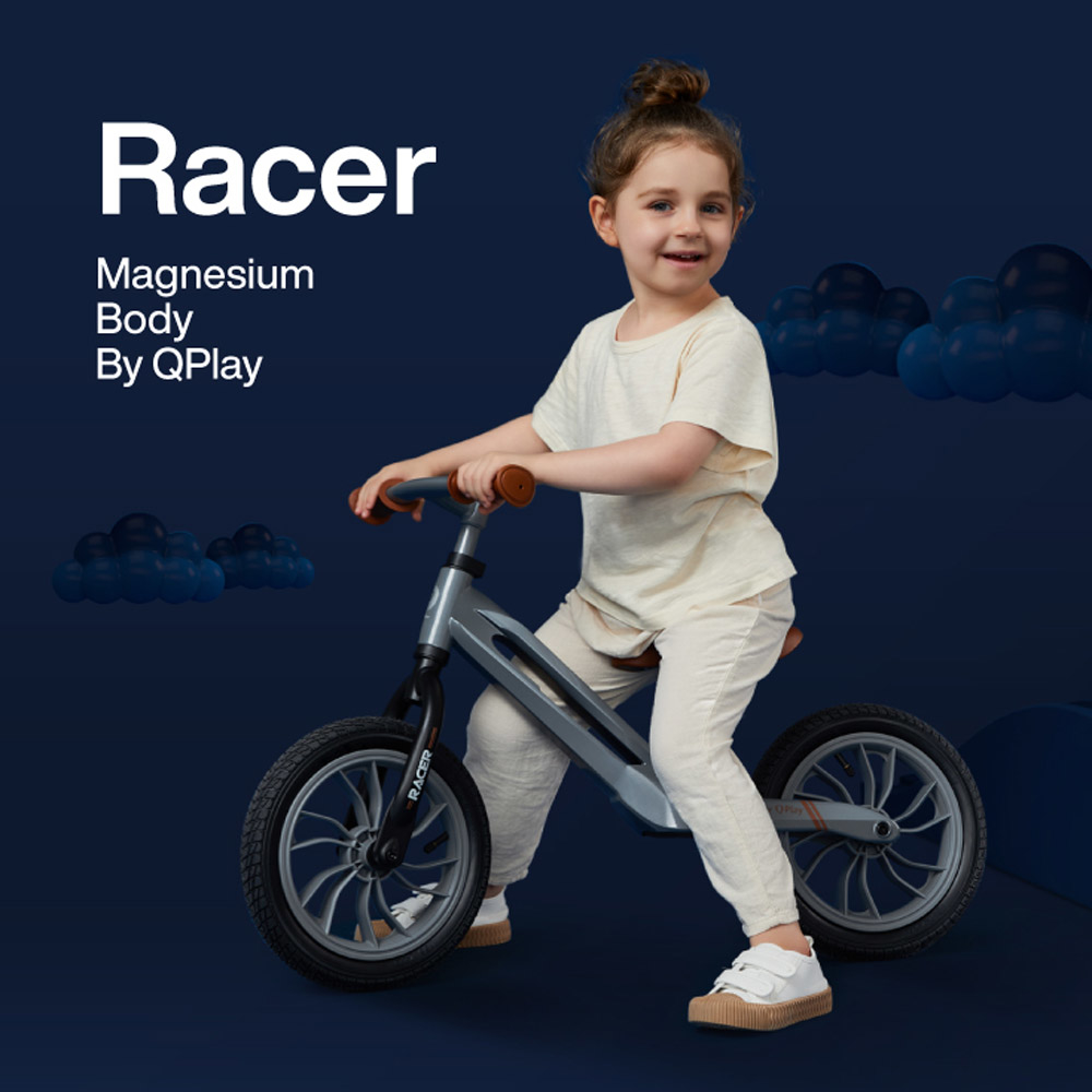 Беговел Qplay RACER с надувными колесами Red-White Беговел Qplay RACER с надувными колесами Red-White