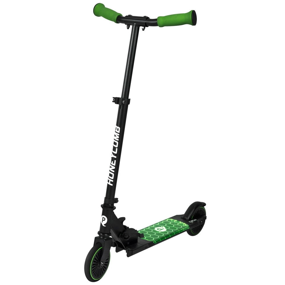 Двухколесный детский самокат Qplay HONEYCOMB Green