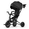 Qplay Nova Niello - складаний дитячий триколісний велосипед з батьківською ручкою, поворотне сидіння, колеса EVA (від 10 місяців) • Black