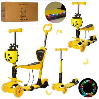 Детский самокат iTrike JR 3-077 Yellow Детский самокат iTrike JR 3-077 Yellow