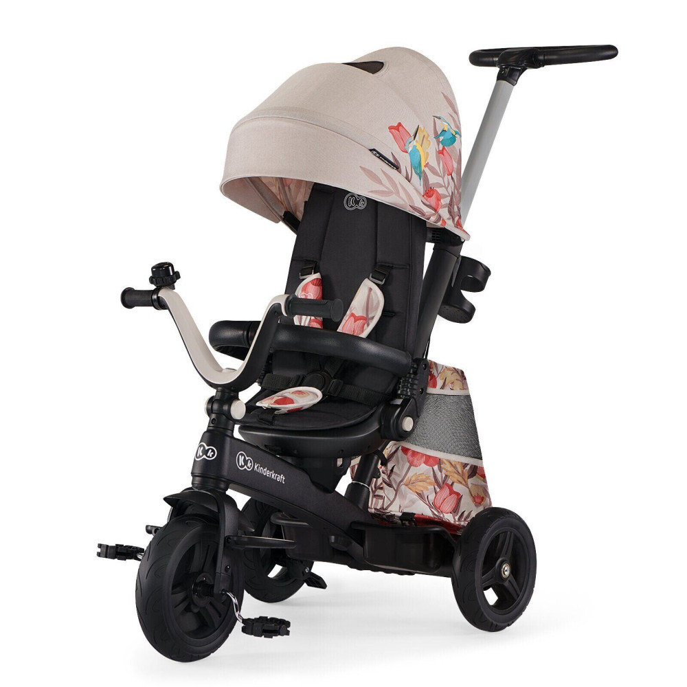 Kinderkraft Easytwist - трехколесный модульный велосипед c возможностью реверсивного хода (от 9 месяцев до 5 лет) • Bird (KKRETWIBRD0000)
