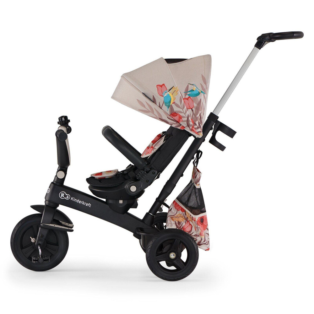 Kinderkraft Easytwist - трехколесный модульный велосипед c возможностью реверсивного хода (от 9 месяцев до 5 лет) • Bird (KKRETWIBRD0000)