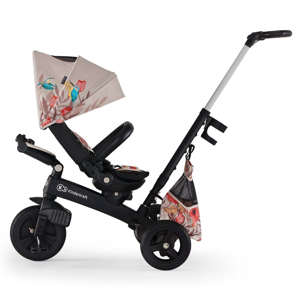 Kinderkraft Easytwist - трехколесный модульный велосипед c возможностью реверсивного хода (от 9 месяцев до 5 лет) • Bird (KKRETWIBRD0000)