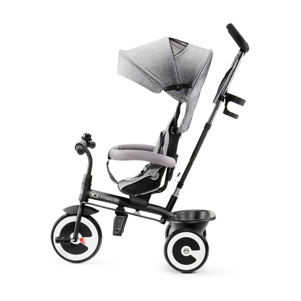 Kinderkraft Aston - триколісний велосипед (від 9 місяців до 5 років), легкий, компактний, з можливістю реверсивного руху • Grey (KKRASTOGRY0000) Kinderkraft Aston - триколісний велосипед (від 9 місяців до 5 років), легкий, компактний, з можливістю реверсивного руху • Grey (KKRASTOGRY0000)