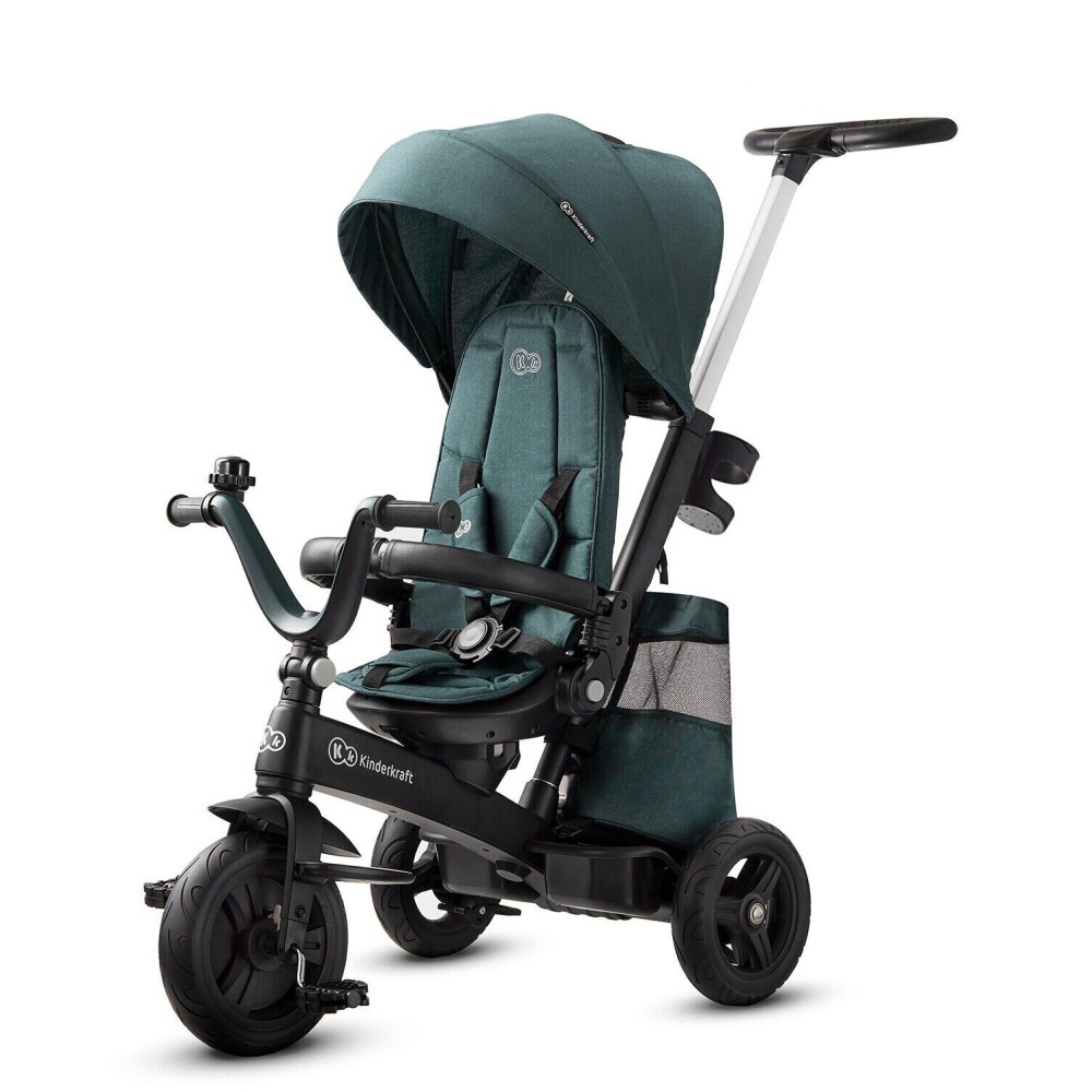 Kinderkraft Easytwist - триколісний модульний велосипед з можливістю реверсивного ходу (від 9 місяців до 5 років) • Green (KKRETWIGRE0000)