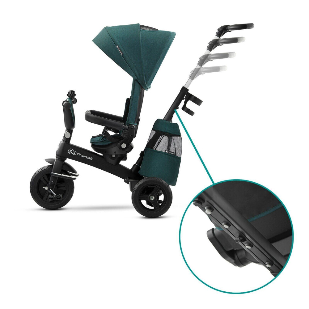 Kinderkraft Easytwist - триколісний модульний велосипед з можливістю реверсивного ходу (від 9 місяців до 5 років) • Green (KKRETWIGRE0000) Kinderkraft Easytwist - триколісний модульний велосипед з можливістю реверсивного ходу (від 9 місяців до 5 років) • Green (KKRETWIGRE0000)