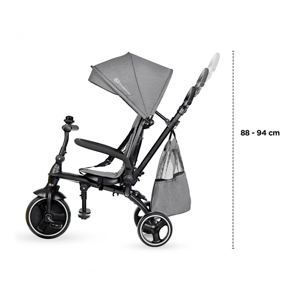 Триколісний велосипед Kinderkraft Jazz Grey (KKRJAZZGRY0000) Триколісний велосипед Kinderkraft Jazz Grey (KKRJAZZGRY0000)