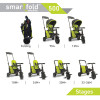 Трехколесный велосипед Smart Trike SmarTfold 500 7 в 1 зеленый