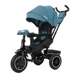 Велосипед триколісний Tilly Cayman Т-381/7 з пультом Бірюзовий льон