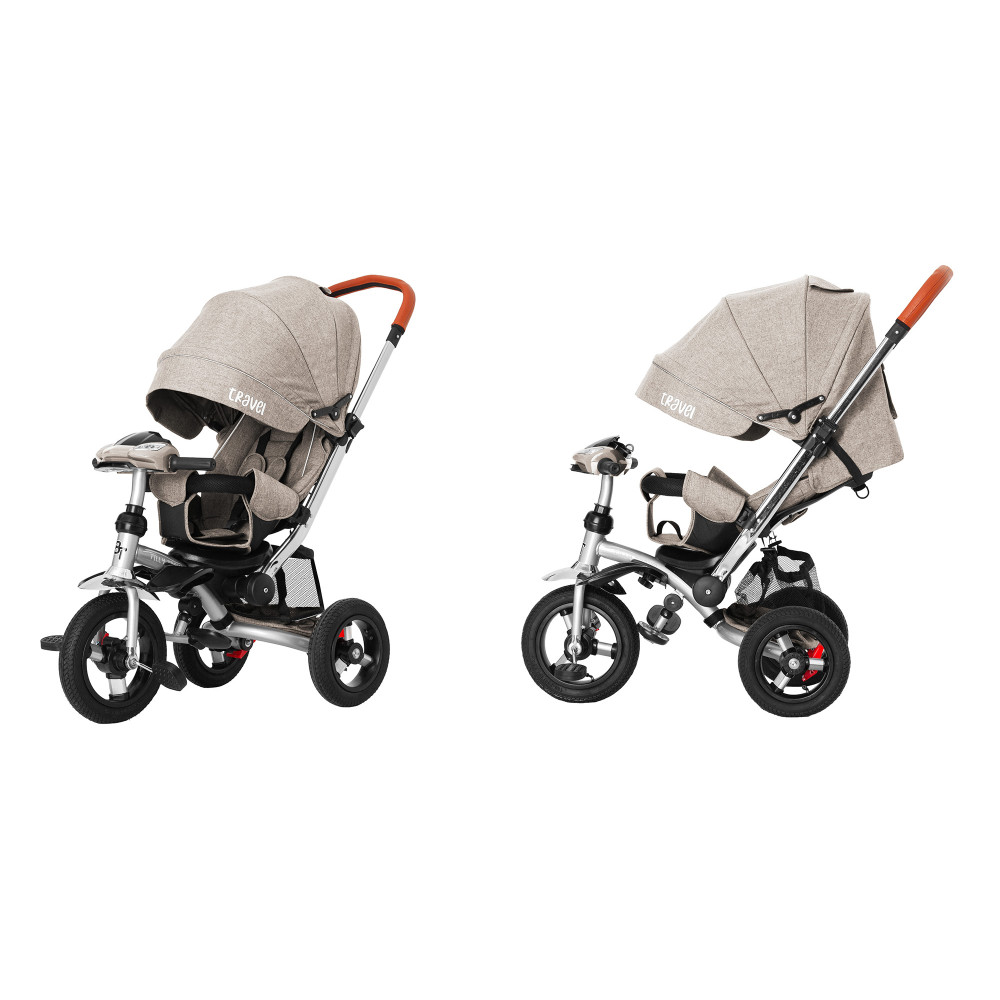 Велосипед триколісний Tilly Travel T-387/1 Beige
