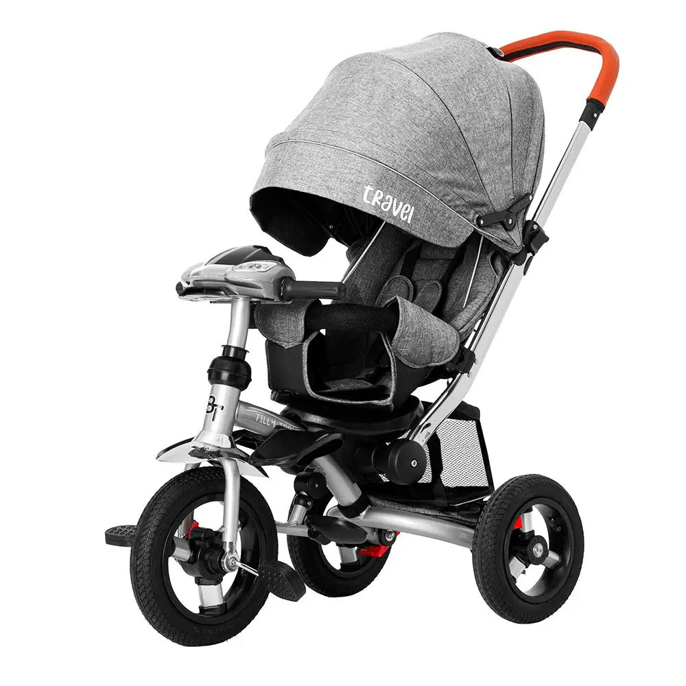 Велосипед триколісний Tilly Travel T-387/1 Grey