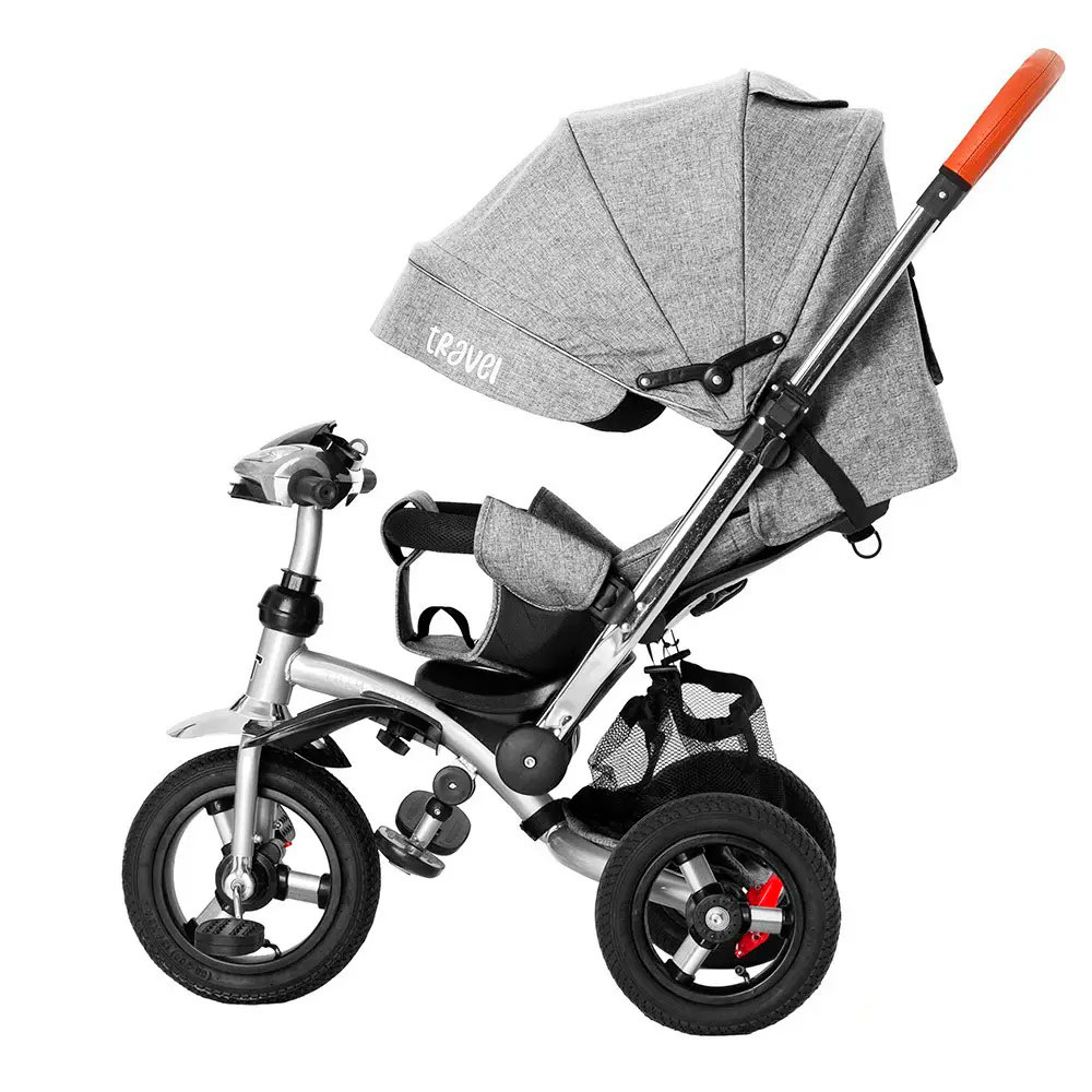 Велосипед триколісний Tilly Travel T-387/1 Grey