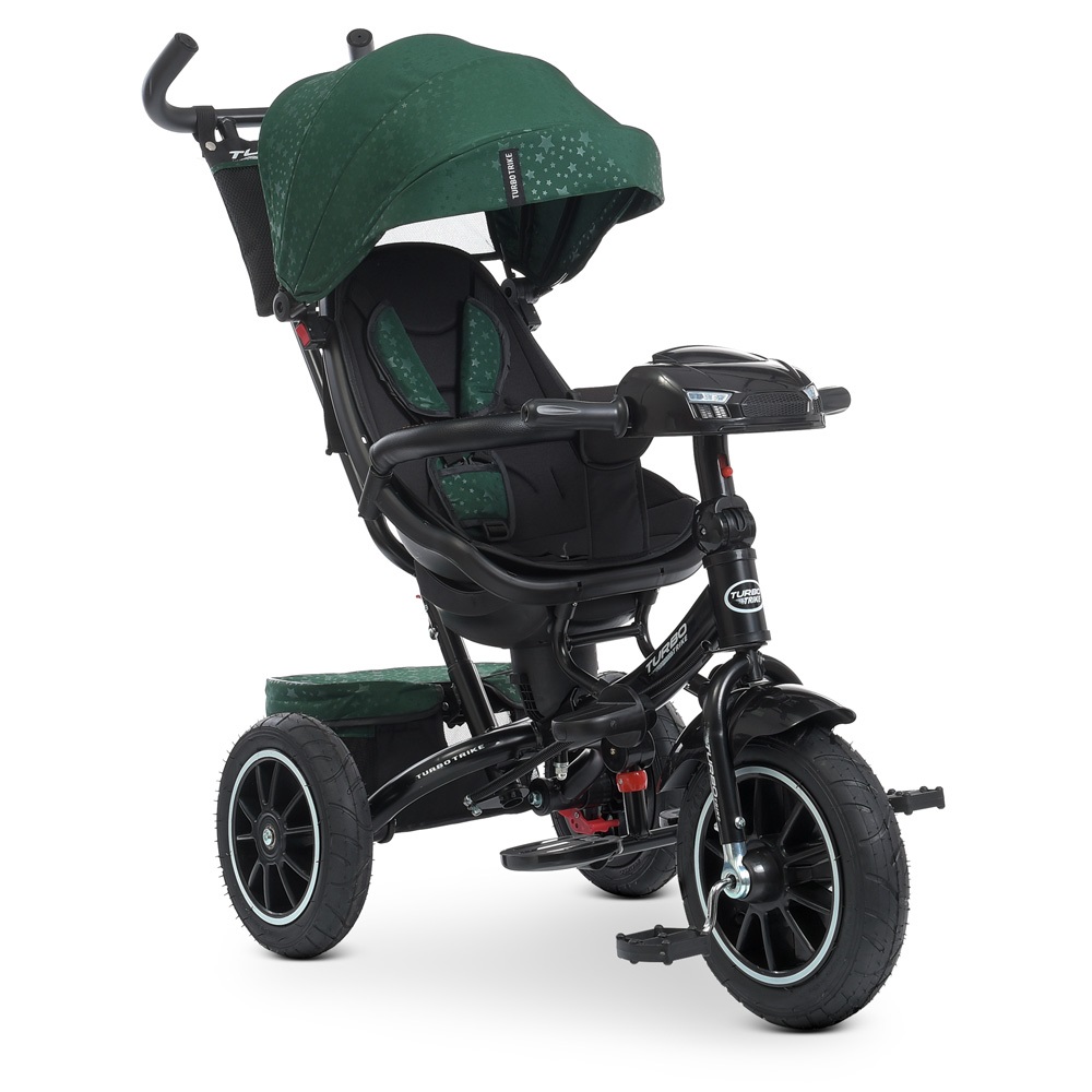 Велосипед триколісний Turbo Trike М 5448HANS-4ST зелений із зірками
