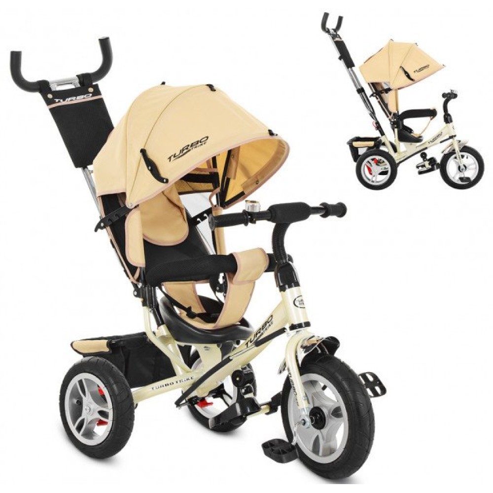 Велосипед триколісний Turbo Trike M 3113-7A бежевий (Турбо Трайк)