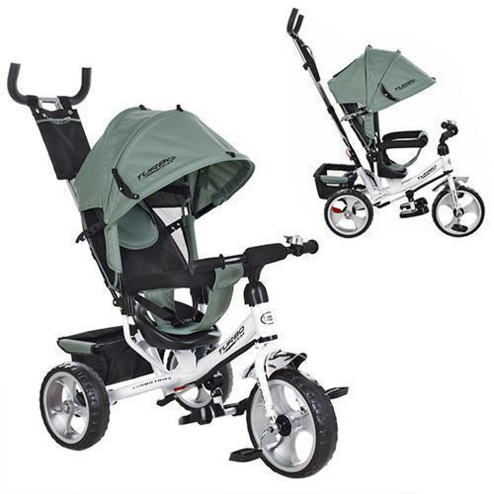 Велосипед трехколесный Turbo Trike M 3113-17 EVA хакки (Турбо Трайк)