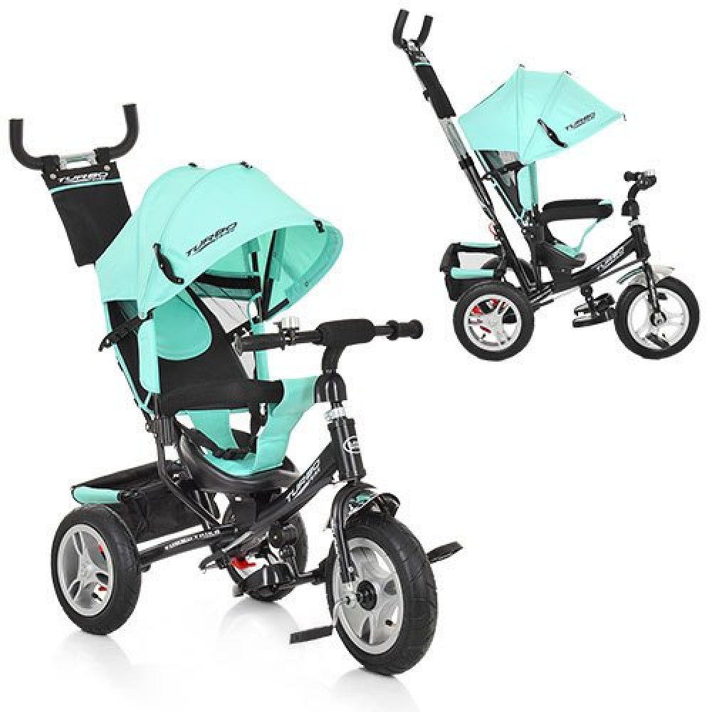 Велосипед трехколесный Turbo Trike M 3113A-15 бирюза (Турбо Трайк)