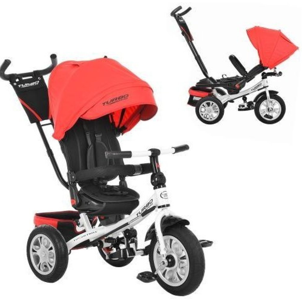 Велосипед триколісний Turbo Trike M 3646A-3 червоний (Турбо Трайк)