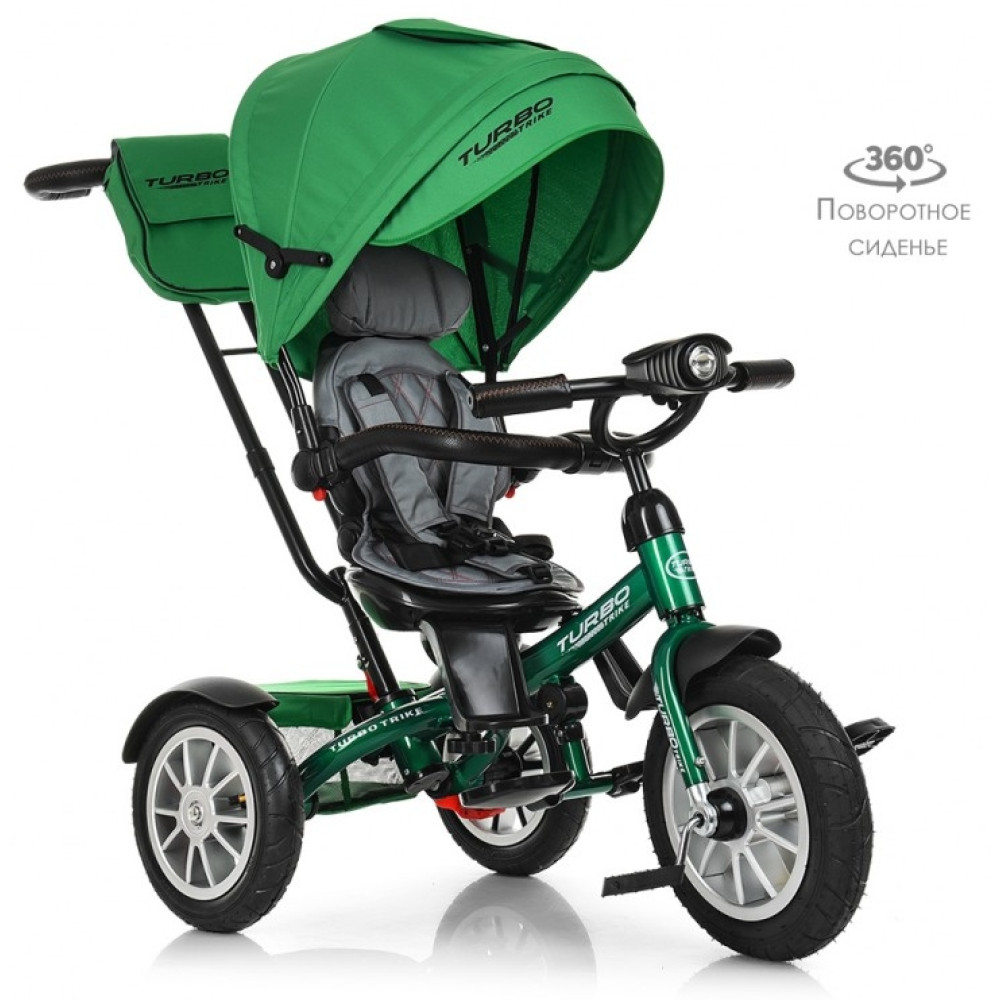Велосипед трехколесный Turbo Trike M 4057-4 зеленый (Турбо Трайк)