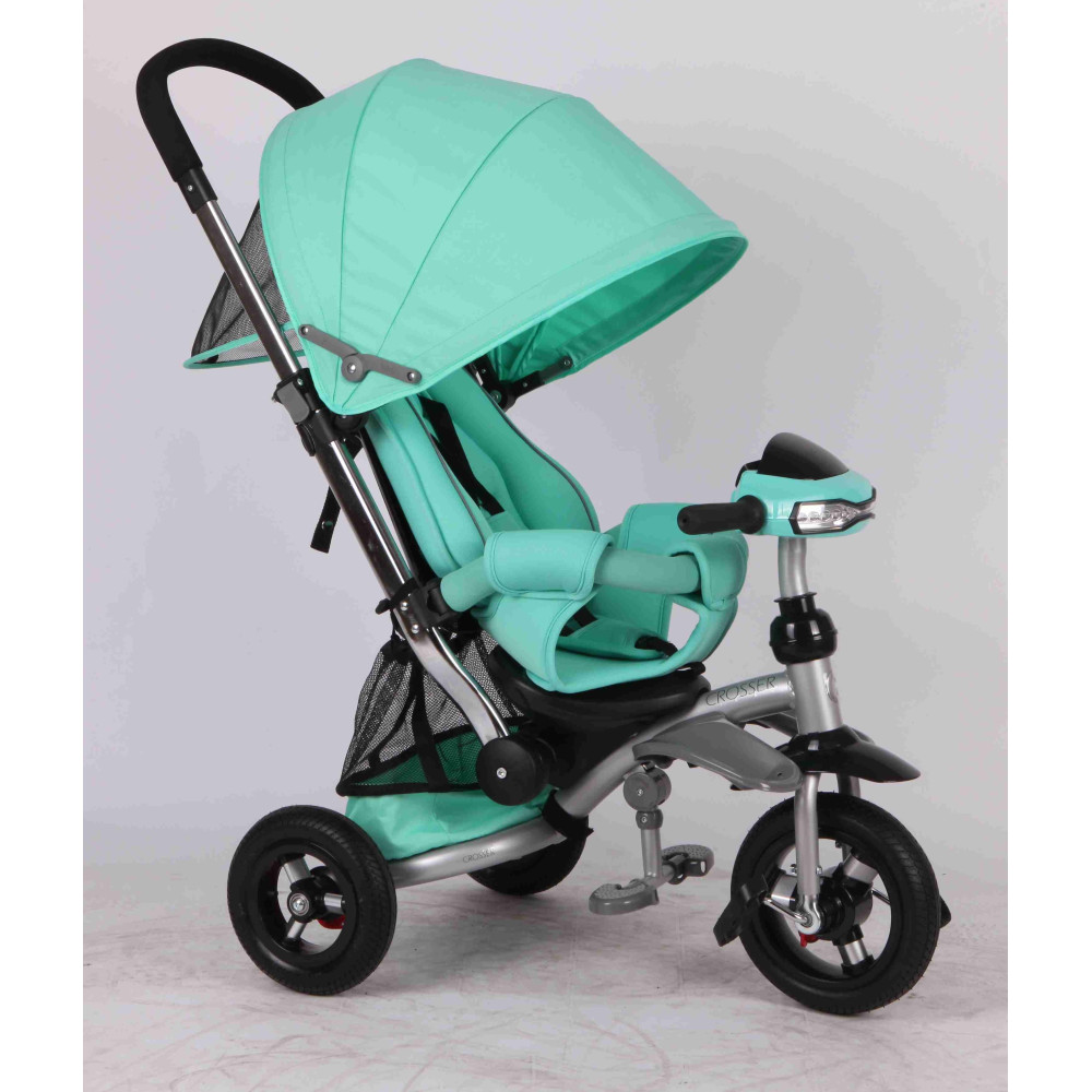 Велосипед трехколесный Crosser Eco T-350 Air Turquoise (Кроссер Эко)